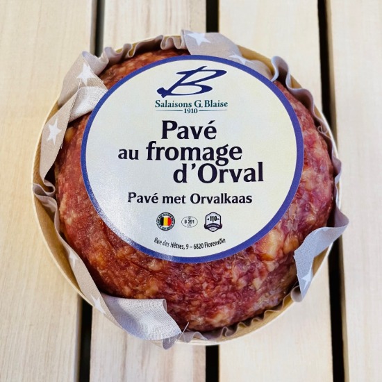 Sausage with Orval cheese 