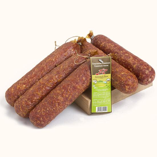Saucisson gaumais IGP